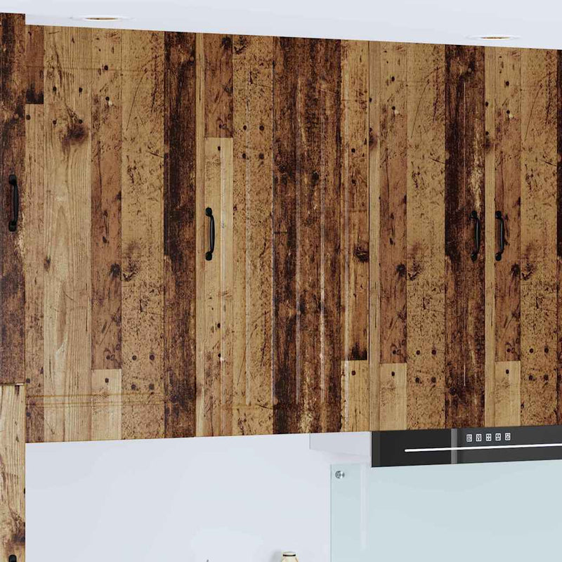 vidaXL Konyhaszekrény polcokkal Öreg fa 50 x 31 x 100 cm Faanyag