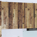 vidaXL Fali Szekrény LUCCA Antik Fa 50 x 31 x 100 cm Szerelt Fa