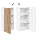 vidaXL Konyhaszekrény polcokkal Artisan tölgy 50 x 31 x 100 cm Faanyag