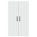 vidaXL Fali Szekrény LUCCA Fehér 60 x 31 x 100 cm Szerelt Fa