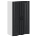 vidaXL Fali Szekrény LUCCA Fekete 60 x 31 x 100 cm Szerelt Fa
