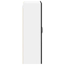 vidaXL Konyhaszekrény polcokkal Fekete 60 x 31 x 100 cm Faanyag