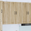 vidaXL Fali Szekrény LUCCA Sonoma Tölgy 60 x 31 x 100 cm Szerelt Fa