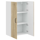 vidaXL Fali Szekrény LUCCA Sonoma Tölgy 60 x 31 x 100 cm Szerelt Fa