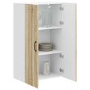 vidaXL Fali Szekrény LUCCA Sonoma Tölgy 60 x 31 x 100 cm Szerelt Fa