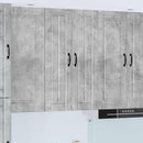 vidaXL Fali Szekrény LUCCA Betonszürke 60 x 31 x 100 cm Szerelt Fa