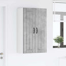 vidaXL Fali Szekrény LUCCA Betonszürke 60 x 31 x 100 cm Szerelt Fa