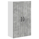 vidaXL Fali Szekrény LUCCA Betonszürke 60 x 31 x 100 cm Szerelt Fa