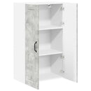 vidaXL Konyhaszekrény polcokkal Beton Szürke 60 x 31 x 100 cm Faanyag