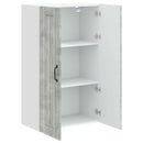 vidaXL Fali Szekrény LUCCA Betonszürke 60 x 31 x 100 cm Szerelt Fa