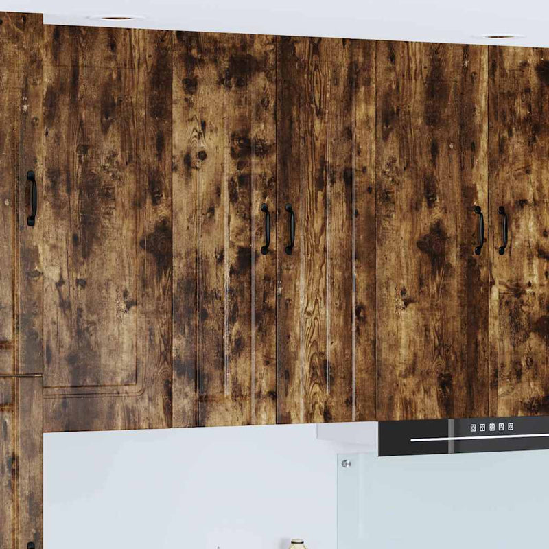 vidaXL Konyhaszekrény polcokkal Füstölt tölgy 60 x 31 x 100 cm Faanyag