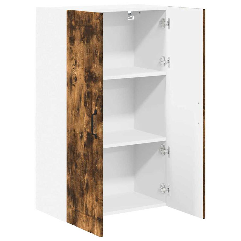 vidaXL Konyhaszekrény polcokkal Füstölt tölgy 60 x 31 x 100 cm Faanyag