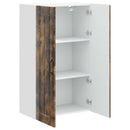 vidaXL Fali Szekrény LUCCA Füstös Tölgy 60 x 31 x 100 cm Szerelt Fa