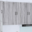 vidaXL Fali Szekrény LUCCA Szürke Sonoma 60 x 31 x 100 cm Szerelt Fa