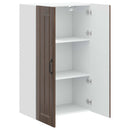 vidaXL Fali Szekrény LUCCA Barna Tölgy 60 x 31 x 100 cm Szerelt Fa