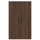 vidaXL Konyhaszekrény polcokkal Barna Tölgy 60 x 31 x 100 cm Faanyag