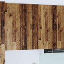 vidaXL Konyhaszekrény polcokkal Öreg fa 60 x 31 x 100 cm Faanyag