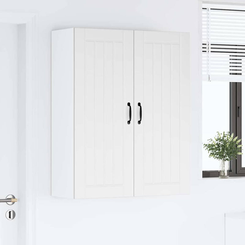 vidaXL Konyhaszekrény polcokkal Fehér 80 x 31 x 100 cm Faanyag