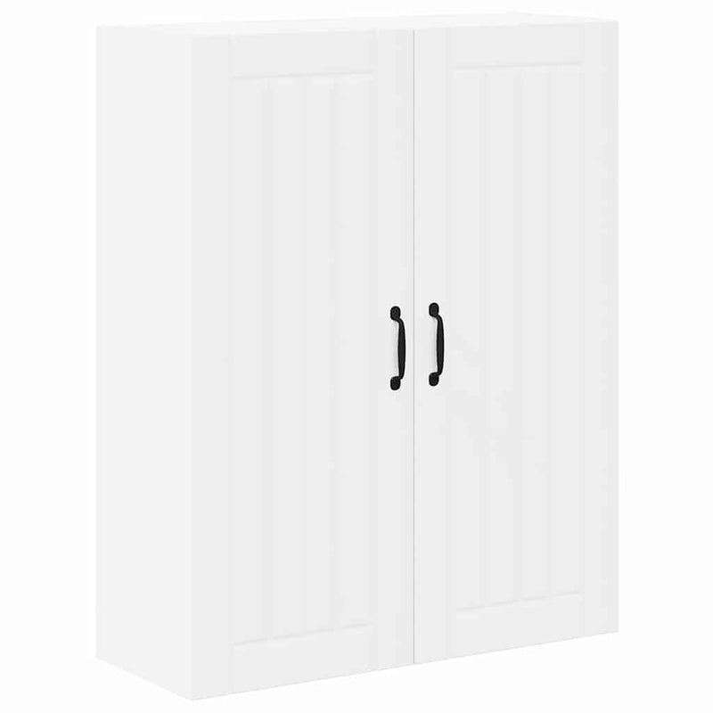 vidaXL Konyhaszekrény polcokkal Fehér 80 x 31 x 100 cm Faanyag