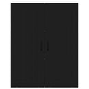 vidaXL Konyhaszekrény polcokkal Fekete 80 x 31 x 100 cm Faanyag