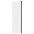 vidaXL Konyhaszekrény polcokkal Fekete 80 x 31 x 100 cm Faanyag