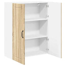 vidaXL Konyhaszekrény polcokkal Sonoma tölgy 80 x 31 x 100 cm Faanyag