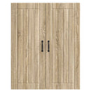 vidaXL Fali Szekrény LUCCA Sonoma Tölgy 80 x 31 x 100 cm Szerelt Fa