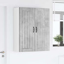 vidaXL Fali Szekrény LUCCA Betonszürke 80 x 31 x 100 cm Szerelt Fa