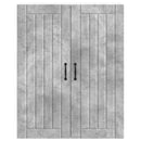 vidaXL Fali Szekrény LUCCA Betonszürke 80 x 31 x 100 cm Szerelt Fa