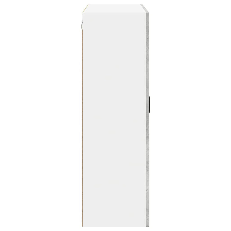 vidaXL Konyhaszekrény polcokkal Beton Szürke 80 x 31 x 100 cm Faanyag