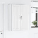 vidaXL Fali Szekrény LUCCA Magasfényű Fehér 80 x 31 x 100 cm