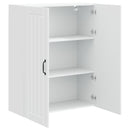 vidaXL Fali Szekrény LUCCA Magasfényű Fehér 80 x 31 x 100 cm