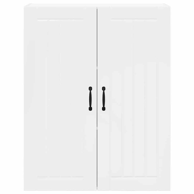 vidaXL Konyhaszekrény Magas Fényű Fehér 80 x 31 x 100 cm Faanyag