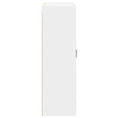 vidaXL Konyhaszekrény Magas Fényű Fehér 80 x 31 x 100 cm Faanyag