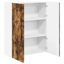 vidaXL Konyhaszekrény polcokkal Füstölt tölgy 80 x 31 x 100 cm Faanyag
