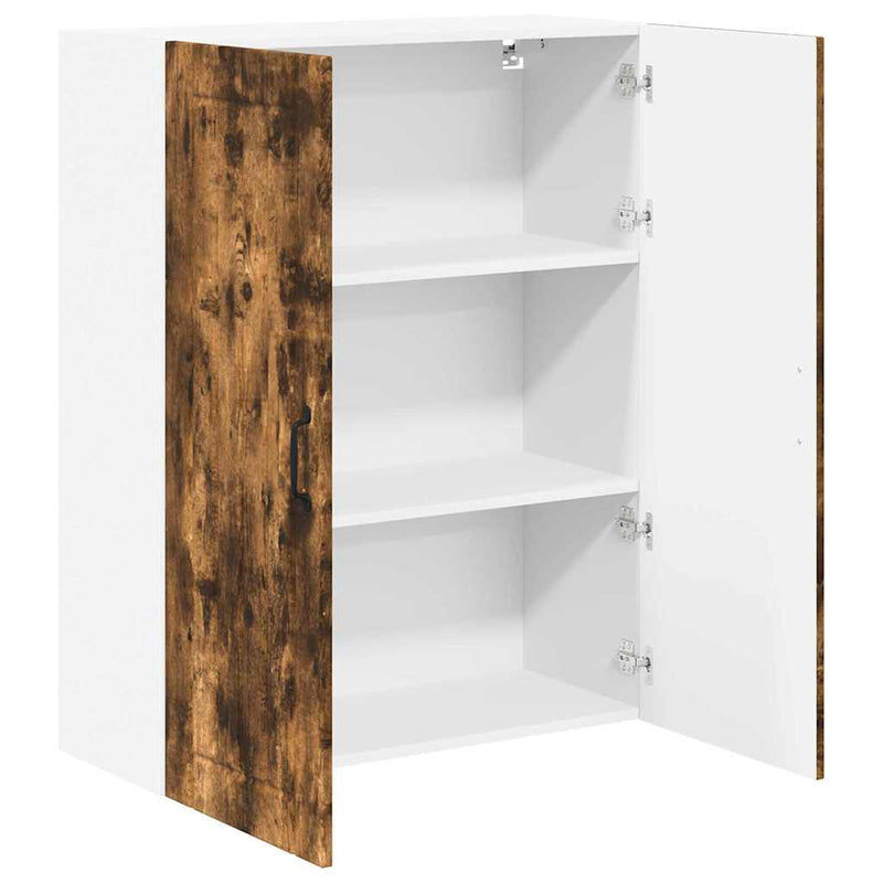 vidaXL Konyhaszekrény polcokkal Füstölt tölgy 80 x 31 x 100 cm Faanyag