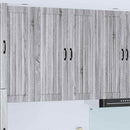 vidaXL Fali Szekrény LUCCA Szürke Sonoma 80 x 31 x 100 cm Szerelt Fa