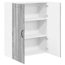 vidaXL Konyhaszekrény polcokkal Szürke Sonoma 80 x 31 x 100 cm Faanyag