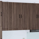 vidaXL Fali Szekrény LUCCA Barna Tölgy 80 x 31 x 100 cm Szerelt Fa