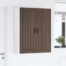 vidaXL Fali Szekrény LUCCA Barna Tölgy 80 x 31 x 100 cm Szerelt Fa