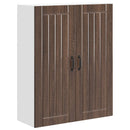 vidaXL Fali Szekrény LUCCA Barna Tölgy 80 x 31 x 100 cm Szerelt Fa