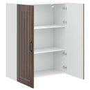 vidaXL Fali Szekrény LUCCA Barna Tölgy 80 x 31 x 100 cm Szerelt Fa