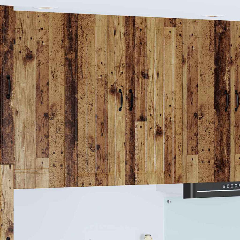 vidaXL Konyhaszekrény polcokkal Öreg fa 80 x 31 x 100 cm Faanyag