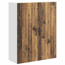 vidaXL Fali Szekrény LUCCA Antik Fa 80 x 31 x 100 cm Szerelt Fa
