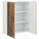 vidaXL Fali Szekrény LUCCA Antik Fa 80 x 31 x 100 cm Szerelt Fa