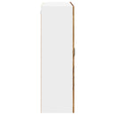 vidaXL Fali Szekrény LUCCA Antik Fa 80 x 31 x 100 cm Szerelt Fa