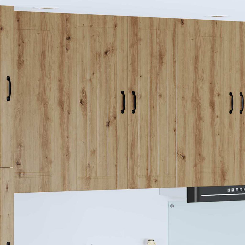 vidaXL Konyhaszekrény polcokkal Artisan tölgy 80 x 31 x 100 cm Faanyag