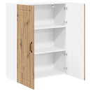 vidaXL Konyhaszekrény polcokkal Artisan tölgy 80 x 31 x 100 cm Faanyag