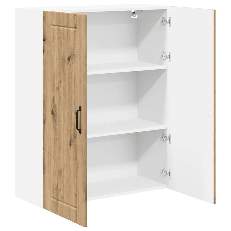 vidaXL Konyhaszekrény polcokkal Artisan tölgy 80 x 31 x 100 cm Faanyag