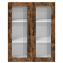 vidaXL Fali konyhaszekrény Füstölt tölgy 80 x 31 x 100 cm Faanyag